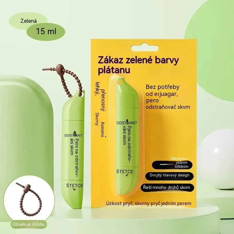 🔥🔥【Kupte 1, dostanete 1 zdarma】🧼 Přenosné oboustranné pero na odstraňování skvrn ✨ Okamžitý pomocník pro nouzové čištění oblečení (není třeba oplachovat); ideální na skvrny od oleje a kávy