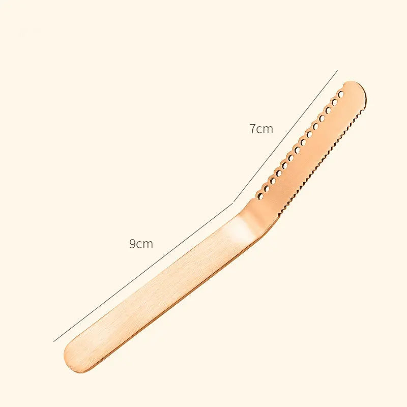 🔥【Compra 1 y llévate 1 gratis】🧈Cuchillo y espátula para mantequilla profesional 3 en 1 de acero inoxidable 304