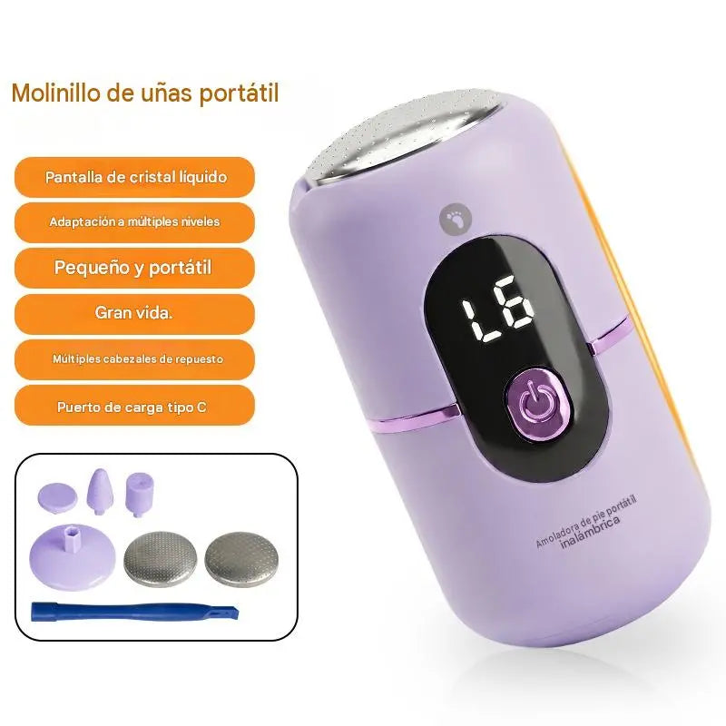 Nueva rueda eléctrica compacta 5 en 1 para pedicura automática.
