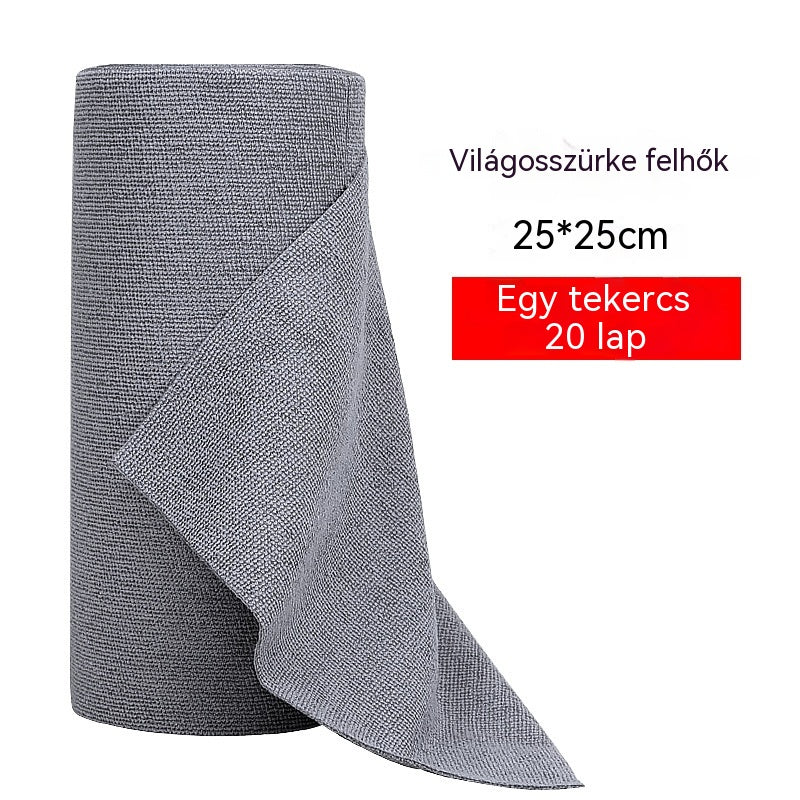 ✨【2 tekercs 9600 Ft】🧼Újrafelhasználható tisztítókendő tekercsek, amelyek egyenként letéphetők.