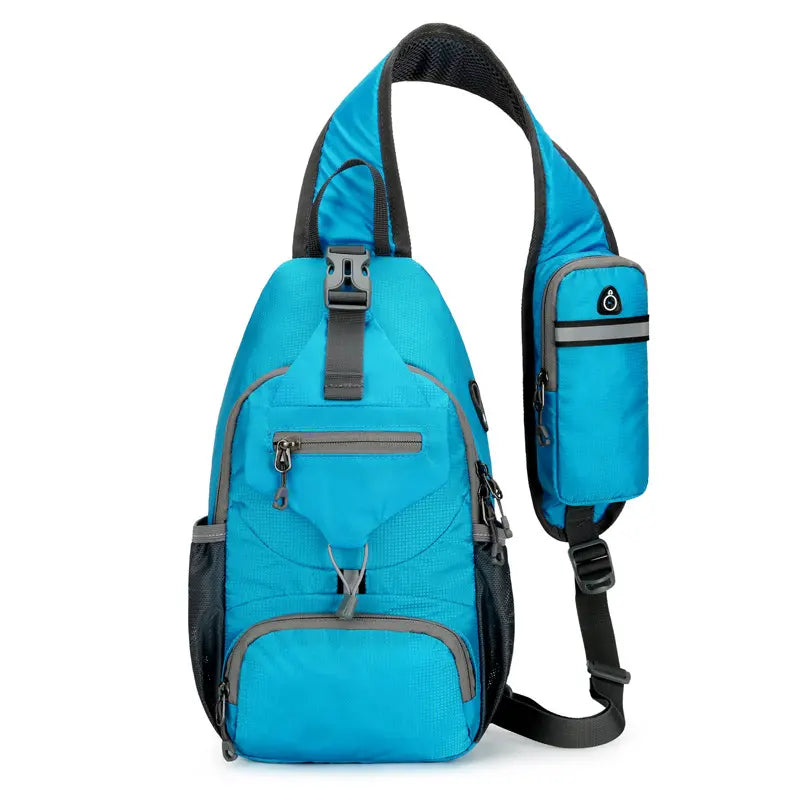 🎒 ¡50% DE DESCUENTO POR TIEMPO LIMITADO! ✨ Bandolera para hombre para exteriores: multibolsillos, resistente al agua, espalda transpirable 🌦️