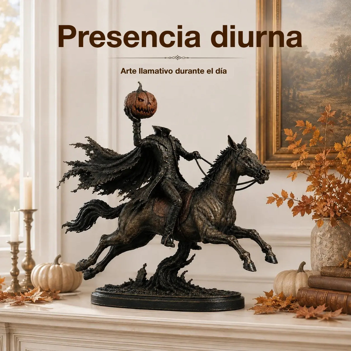 🎃🏇✨Último día de oferta por tiempo limitado, ahorra un 10% - Estatua del Jinete sin Cabeza - Despierta la Leyenda del Vacío