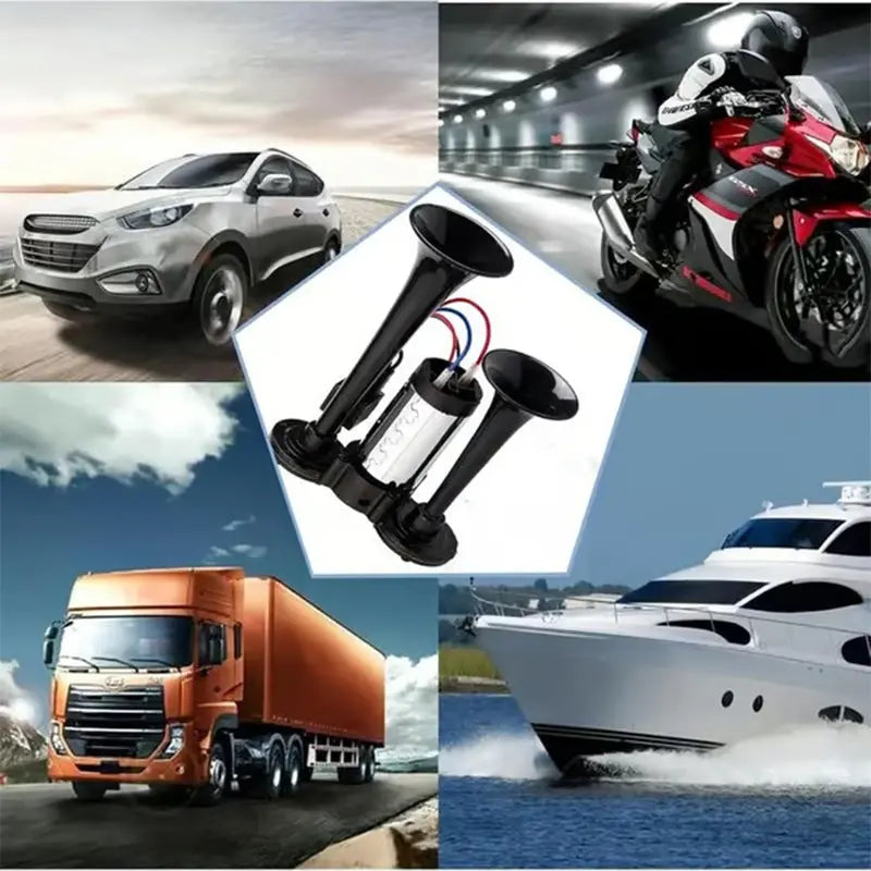 🚗🚂📣Bocina neumática para trenes, camiones y turismos