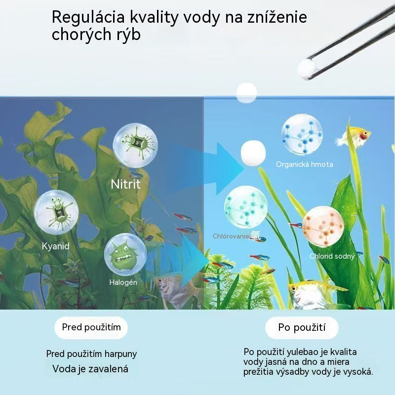 🐟【300 tabletas】💧 Tabletas efervescentes para limpiar el agua de acuarios y estanques, tabletas oxigenantes para acuarios 🔥