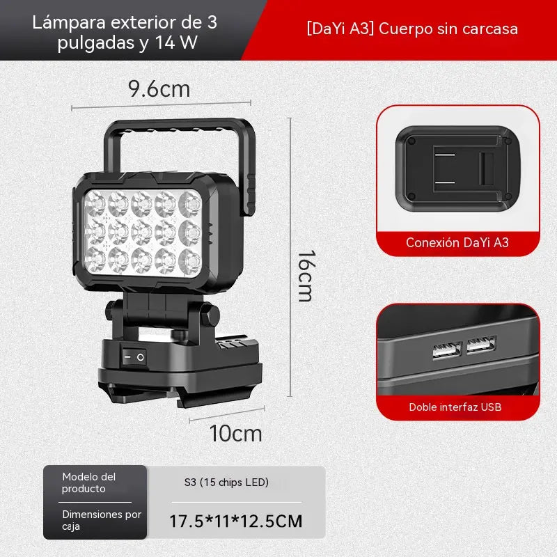 🔥💡 Lítiumakkumulátoros, USB-csatlakozóval ellátott zseblámpa – ideális többek között autójavításhoz.