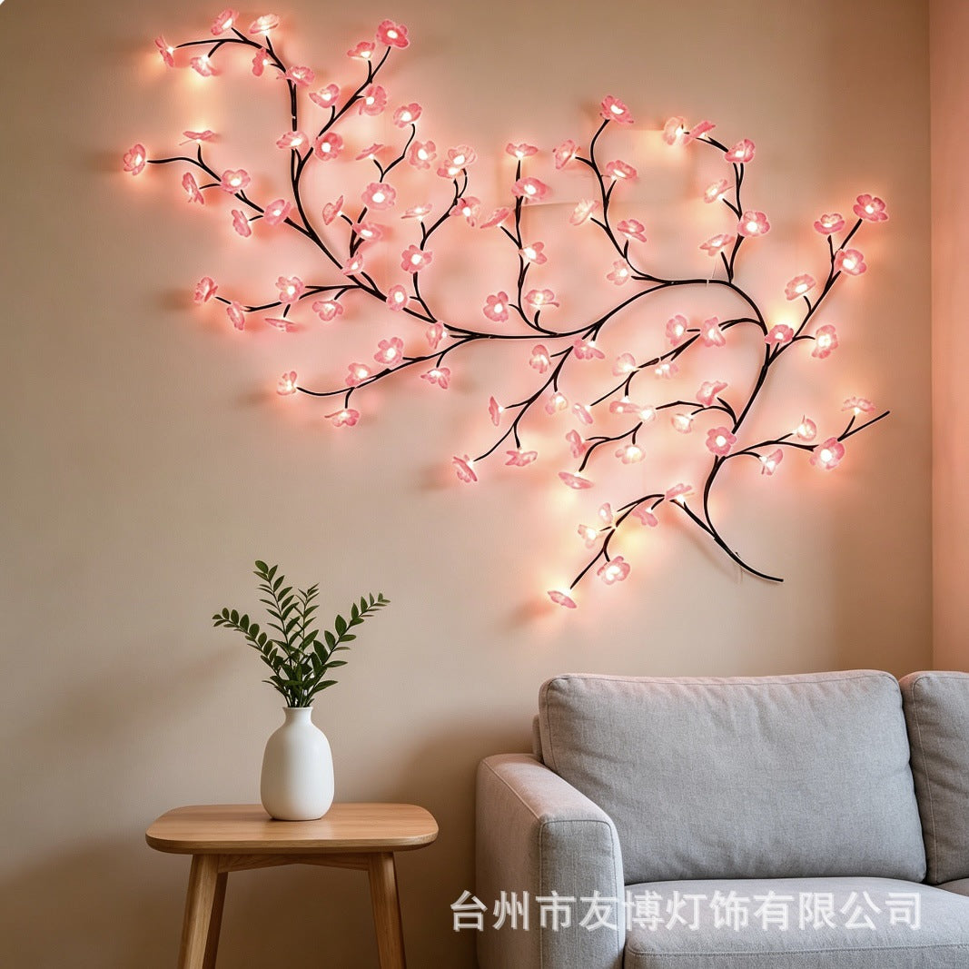 ✨ Fleksibilna LED svjetla u obliku vinove loze i cvijeća: ukrasite svoj dom čarobnom i toplom atmosferom 🦋💡