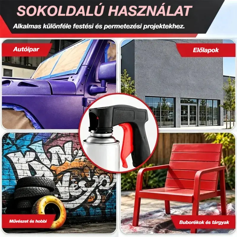 đ„VegyĂ©l egyet, kapj egyet ajĂĄndĂ©kba!đ„đšđ§ KiegĂ©szĂtĆ fogantyĂș festĂ©kszĂłrĂł spray-khez | Ergonomikus fogĂĄs autĂłk, falak festĂ©sĂ©hez Ă©s barkĂĄcsprojektekhez