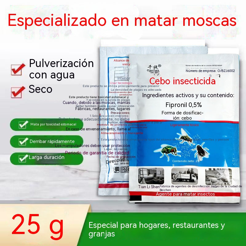 【10 Paquetes】🦟 Especialmente diseñado para el control de mosquitos y moscas en granjas, ¡un paquete puede matar pulgas/saltamontes/cucarachas/moscas/mosquitos!
