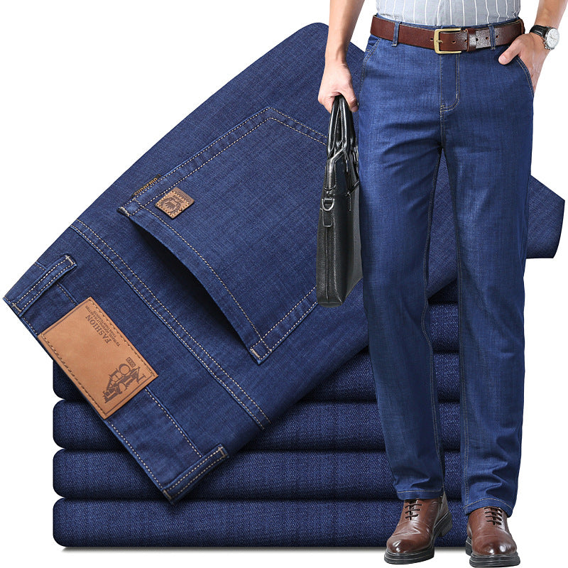 🔥🔥 【60–110 kg】👖👖 Pánské džíny ve velkých velikostech – jednoduché, ležérní a univerzální