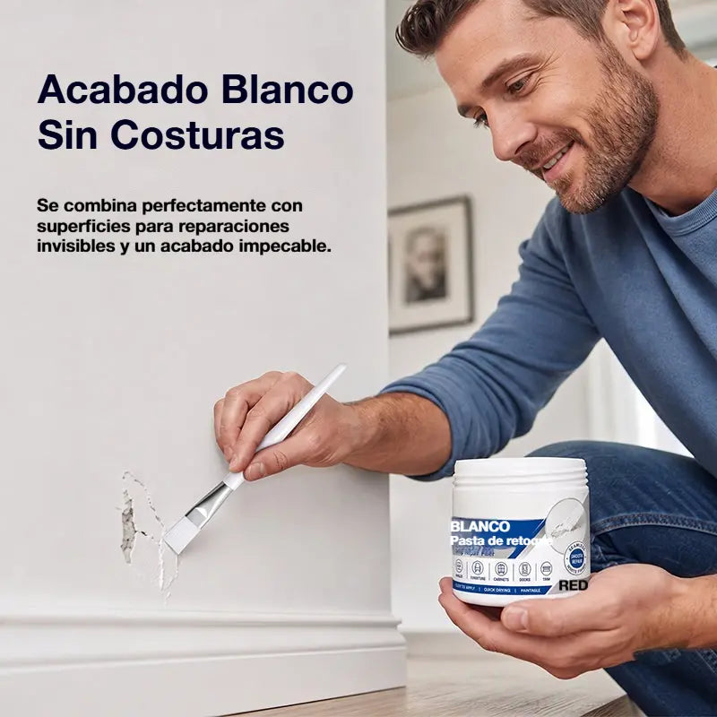 🧹🏠【Compra 1 y llévate 1 gratis】Pasta de retoque para muebles blancos con pincel