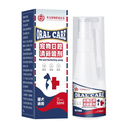🐶🐱【Vásároljon 1-et, kapjon 1-t ingyen】Állatszőr- és fogtisztító spray