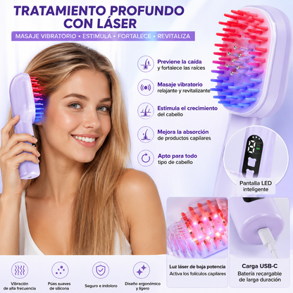 ⚡💨 Pulverizador eléctrico con peine de masaje y cojín de aire