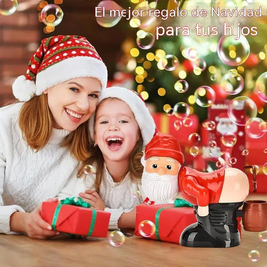 🎅🎁 Vidám Mikulás buborékindító