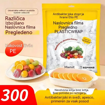 🔥🔥【1 paket s 300 listi】🛡️ Folija za živila z antibakterijskim delovanjem – Ščiti vašo hrano, idealna za kuhinjo in hladilnik 🧴