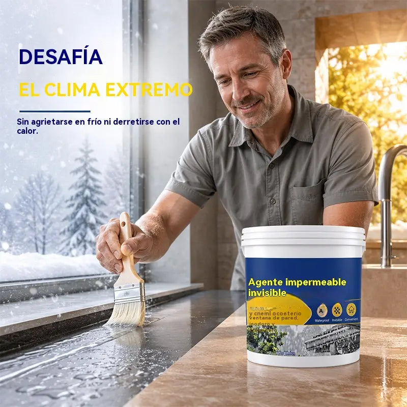 🥳💞 ¡Las ventas superaron las 50.000 unidades! 🔥 【Compra 1 y llévate 1 gratis】💧🛡️ Sellador impermeable invisible: Transparente después del secado, previene eficazmente las fugas en techos, paredes y canalones ✨🏠