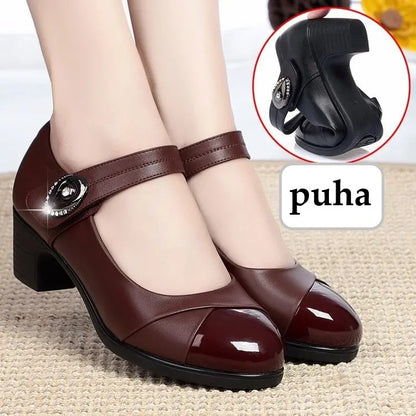 🔥[35–42-es méret] 👡 Puha talpú platformcipő lábfájdalommal küzdő nők számára (5 cm-es sarokmagasság)