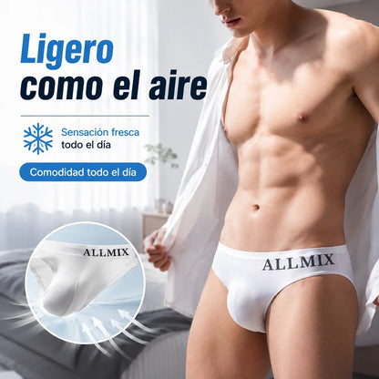🔥【5PCS 】Tanga sin costuras de cintura baja de seda de hielo sexy