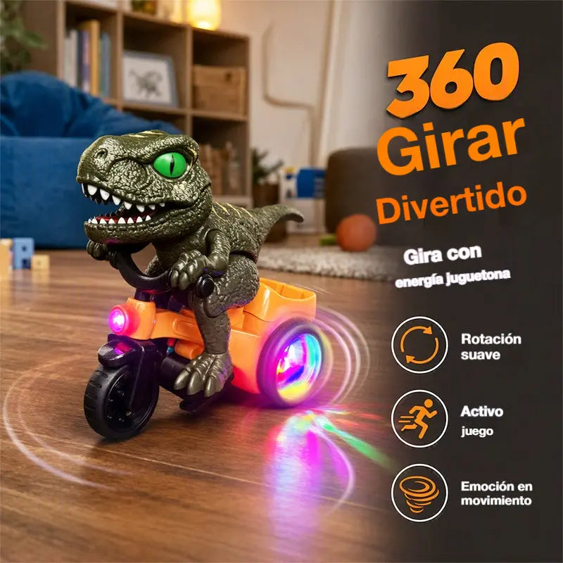 ⏳🔥¡50% de descuento por tiempo limitado! ⏰Triciclo eléctrico de dinosaurio para niños pequeños🦖