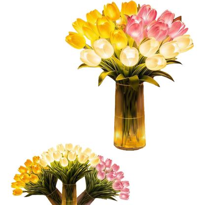 🌷🌷Kytice 15 tulipánů na noční osvětlení