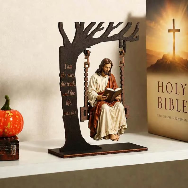 🔥Kup jeden, a drugi dostaniesz gratis🔥🔥 Ostatni dzień: 50% zniżki - ✝️📚 Wisiorek chrześcijański z motywem Jezusa