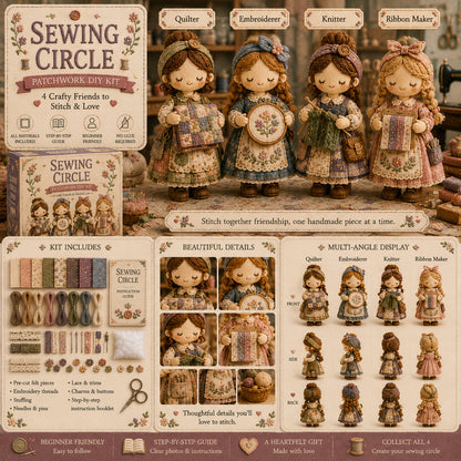 Poslední den: Využijte slevu 49 %!  Miniaturní patchworková sada ze série Miniature World.
