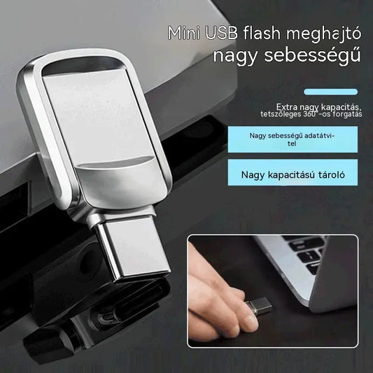Továbbfejlesztett, kettős csatlakozófelületű USB-pendrive · USB 3.0 · 64 GB – 2 TB