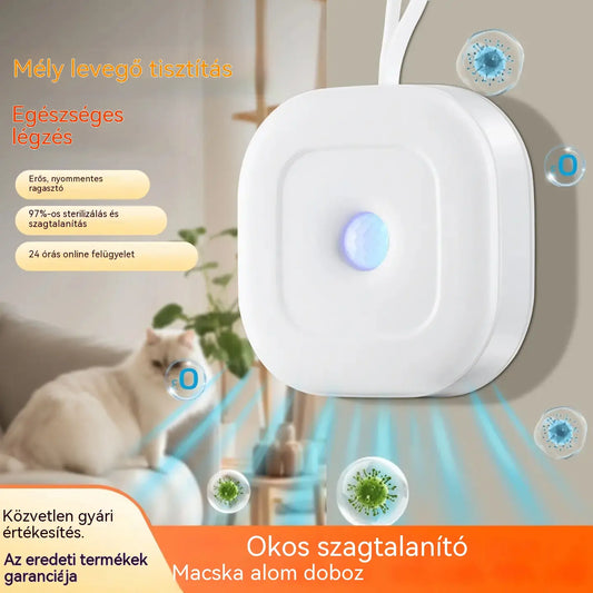 Okos kisállatszag-semlegesítő akasztópánttal