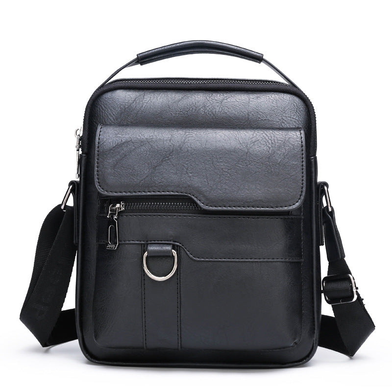 🏆【Versión de piel auténtica de primera calidad】💼Bolso de hombro vintage informal de gran capacidad para hombre