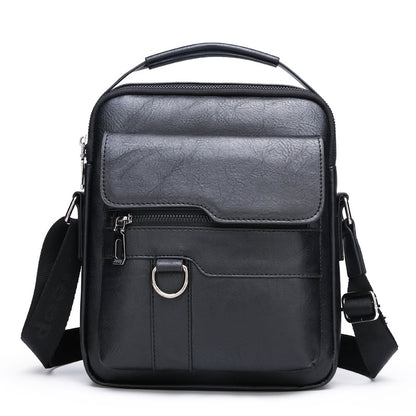 🏆【Versión de piel auténtica de primera calidad】💼Bolso de hombro vintage informal de gran capacidad para hombre