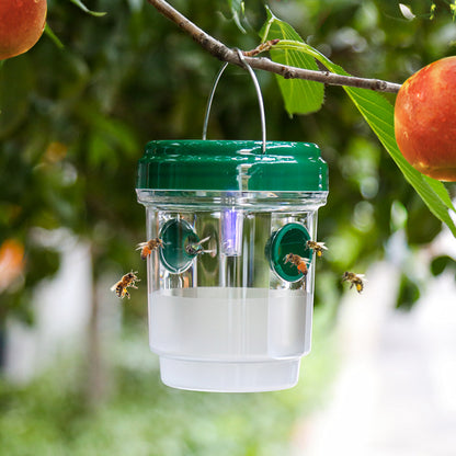 【2 piezas 26 €】🐝☀️ Trampa solar para avispas para patios y jardines 🔋🌿 – Altamente eficiente, recargable, resistente a la intemperie, cubre hasta 500 metros cuadrados.