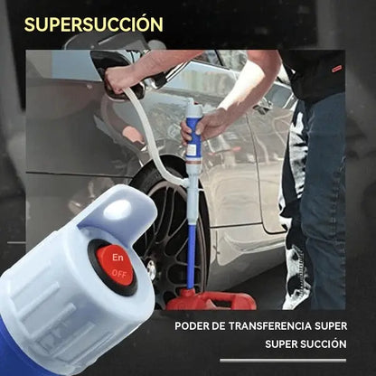🔥💧Bomba de líquido eléctrica multifuncional: Funcionamiento con un solo botón, compatible con gasolina, diésel y agua.