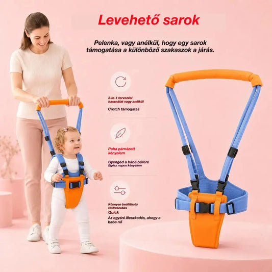 👶🚶Állítható babahordozó járáshoz levehető csípőtámaszzal