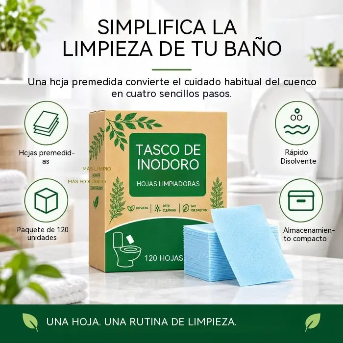 🔥🎉 [120 tabletas] 💦 Tabletas de limpieza para inodoro de disolución instantánea — Limpieza fresca, práctica y altamente eficaz 💧