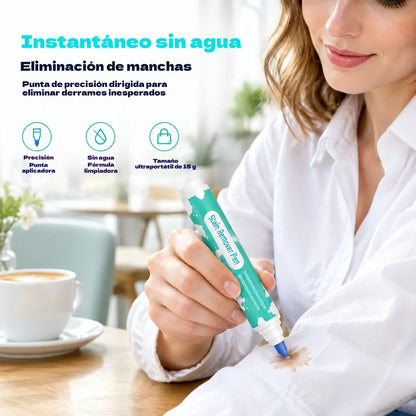 👕 50% kedvezmény! Hordozható, vízmentes folteltávolító toll precíziós heggyel, amely könnyedén eltünteti a friss étel-, ital- és olajfoltokat. Nem szükséges azonnal kimosni a ruhadarabot – praktikus, és könnyedén elfér a táskádban. ✨🧼