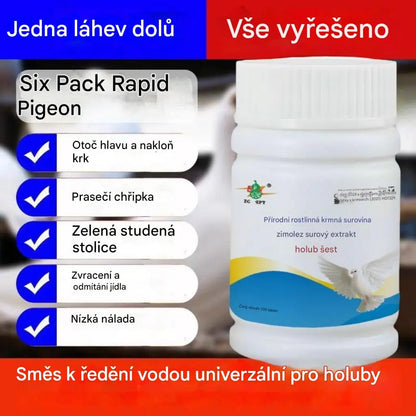 🕊️🕊️100 tablet, speciální lék pro poštovní holuby, 6v1 léčba pro holuby - rychlé hojení, výrazné výsledky!