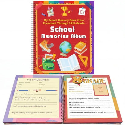 ⏳🔥¡50% DE DESCUENTO POR TIEMPO LIMITADO! ⏰Libro de recuerdos escolares/cuaderno de viaje para estudiantes📓🎓
