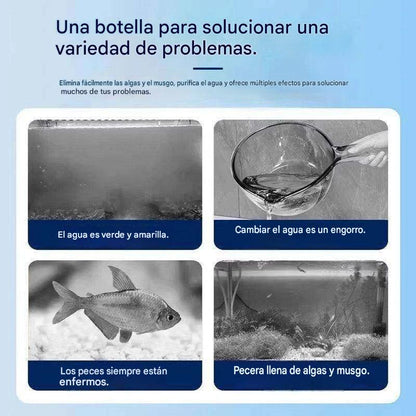 🐠🌿 Eliminador de musgo y agua verde para acuarios