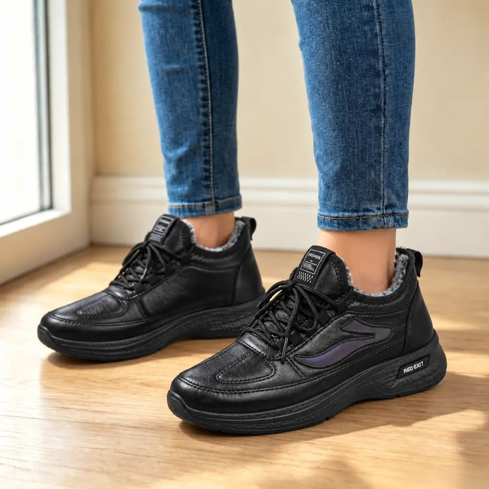 👞【39–45】Pánská sportovní zimní obuv, hustá kožešinová podšívka, nepromokavý svršek, odpružená protiskluzová podrážka🥰