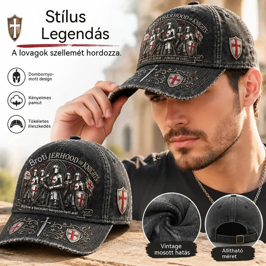 🛡️🧢Guardian Knight baseball sapka: állítható, lélegző és napvédő.