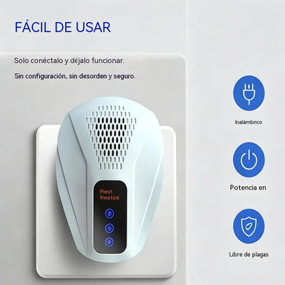 ❌🐭 Repelente de ratones por ultrasonidos silencioso de 360°