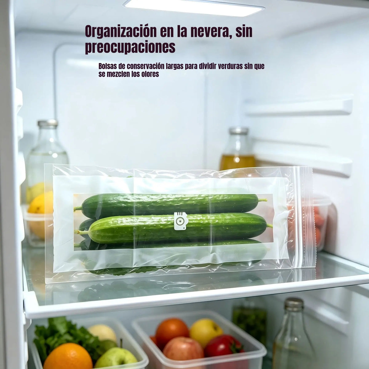 🥡 ¡50% DE DESCUENTO POR TIEMPO LIMITADO! 💧 Bolsas transparentes de doble cierre aptas para alimentos: a prueba de fugas, conservan la frescura y son resistentes ✨