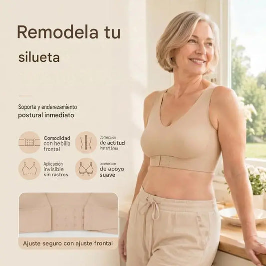 【✨Compra 1 y llévate 2 gratis - Paquete de 3】Ropa interior moldeadora para mujer, corrige la línea de la espalda💋