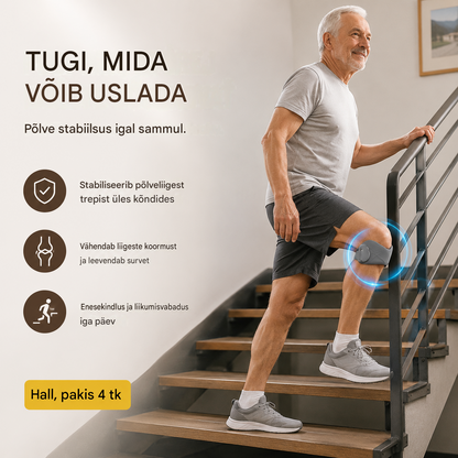 4 paari 27 euro eest🏃‍♀️ Sportlik põlvetugi👉 Põlv vajab aega. See teip annab seda sulle.