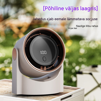 🧊🍃Uus labadeta turbiinitüüpi lauaventilaator (seinale kinnitatav)