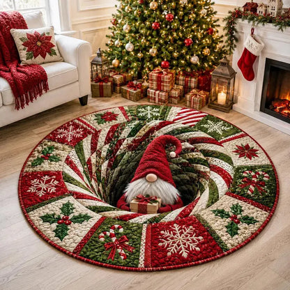 🎄 Vánoční koberec s 3D optickou iluzí