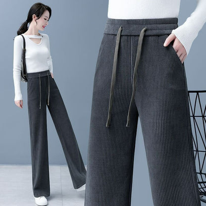 🔥🔥【M-3XL】【40-110 kg】👖Új női, bő szabású, rugalmas nadrág