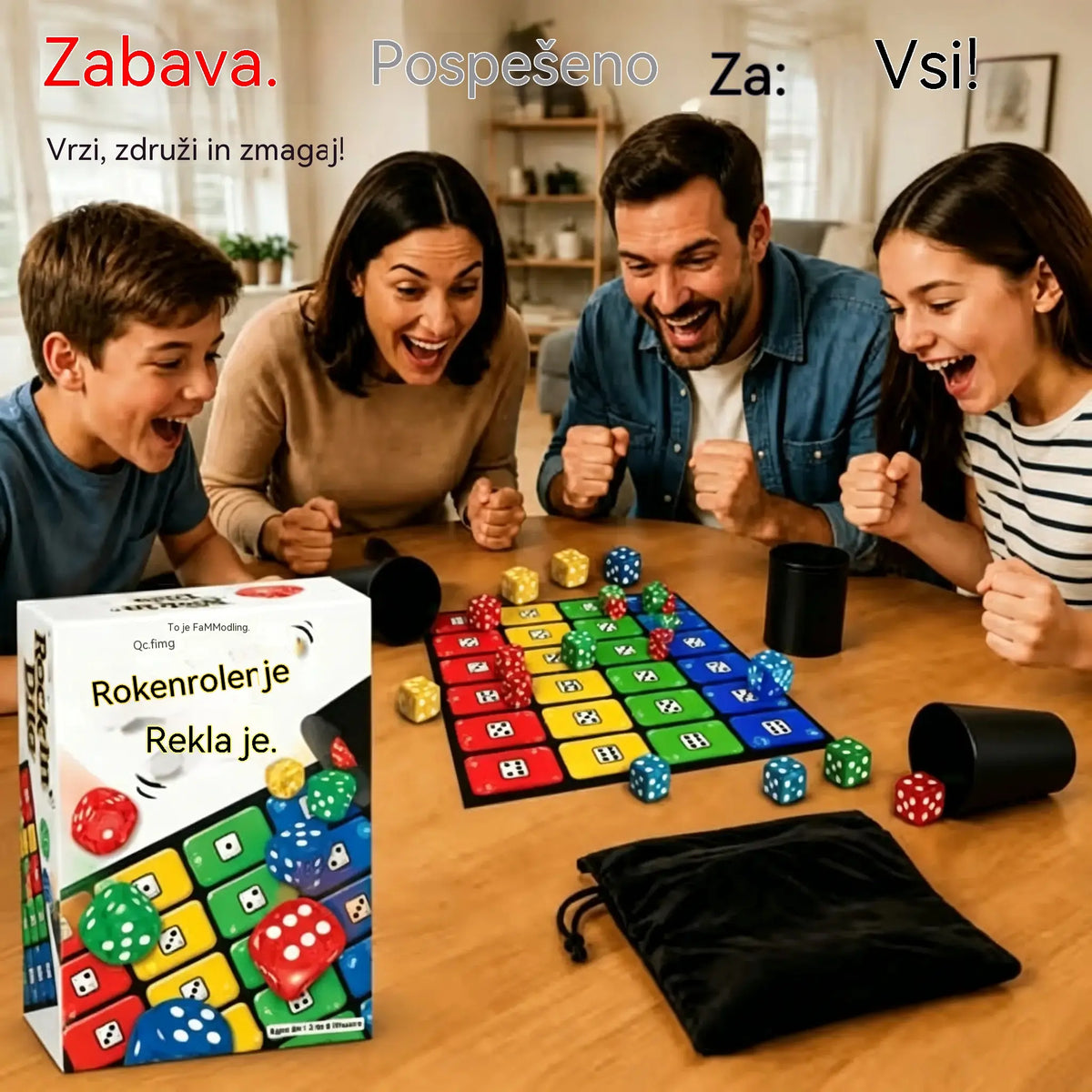 🎲👨‍👩‍👧‍👦Priljubljena družabna igra s kockami Ligreto