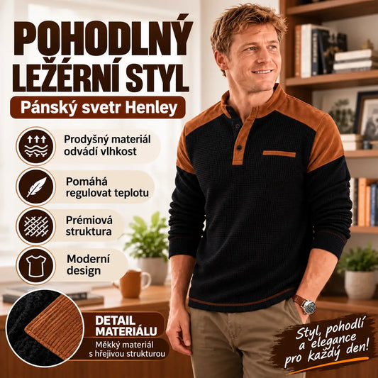 👕【S–3XL】Muška dolčevita majica s uzorkom vafla✨🧥