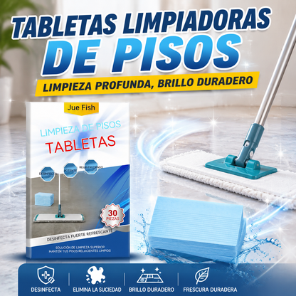 🔥【Compra 1 y llévate 1 gratis】💦🏡Toallitas limpiadoras de suelos solubles en agua