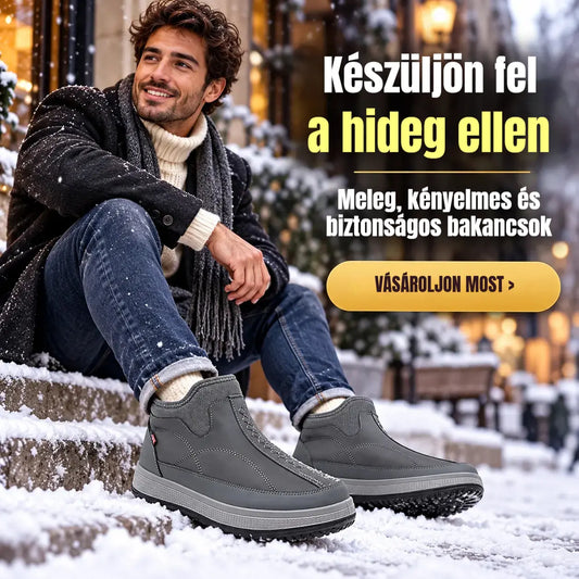 🔥【38–45-ös méretek】Új téli hótaposók puha béléssel – melegek, kényelmesek és csúszásmentesek, így ideális választást jelentenek hideg időjárásra.